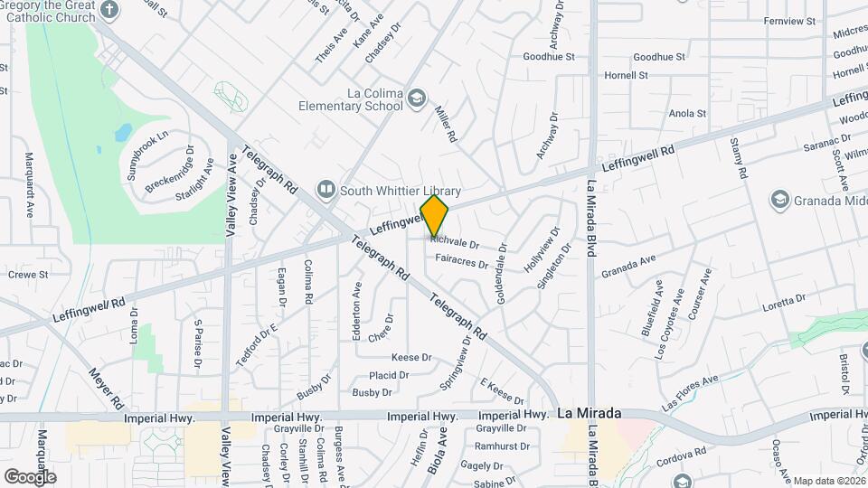 14634 Richvale Dr Map and Location Details