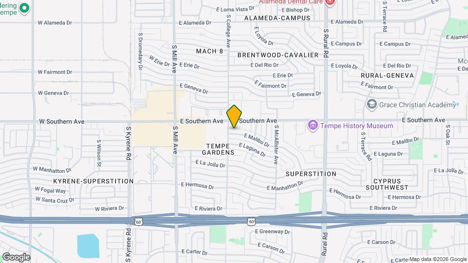 314 E Malibu Dr Map and Location Details