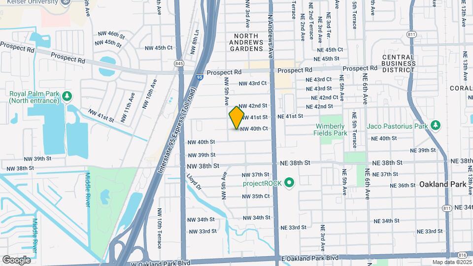 430-440 NW 40th Ct Map and Location Details