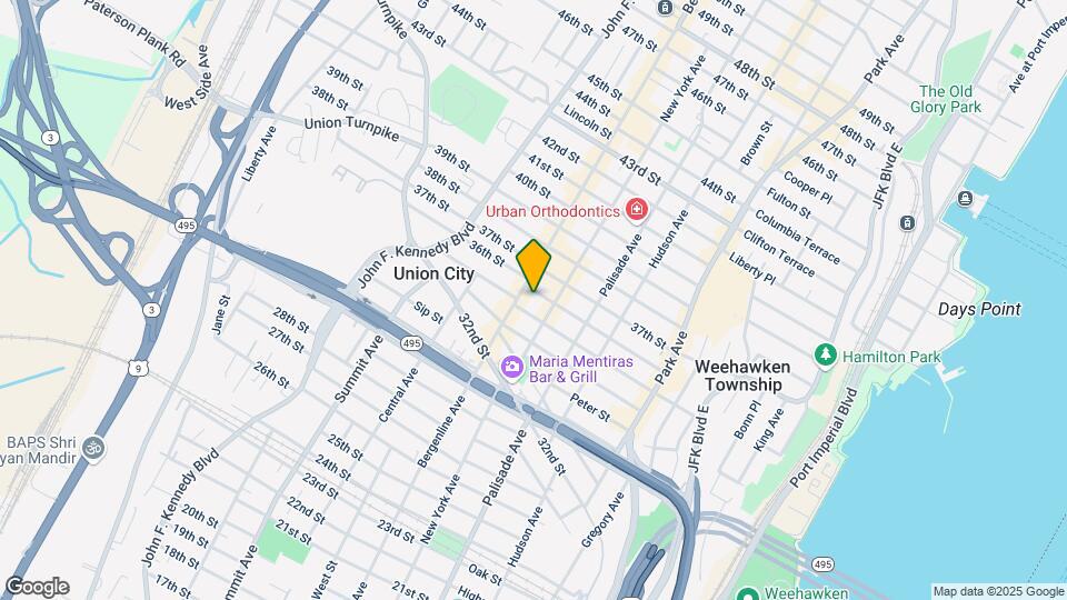 415-417 37th St Mapa y Detalles de la Ubicación