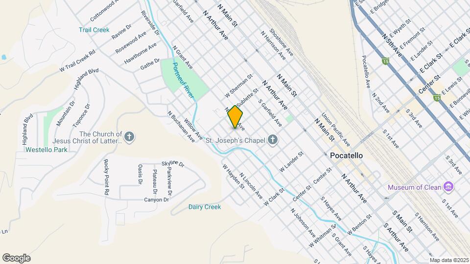 735 W Bridger St Map and Location Details