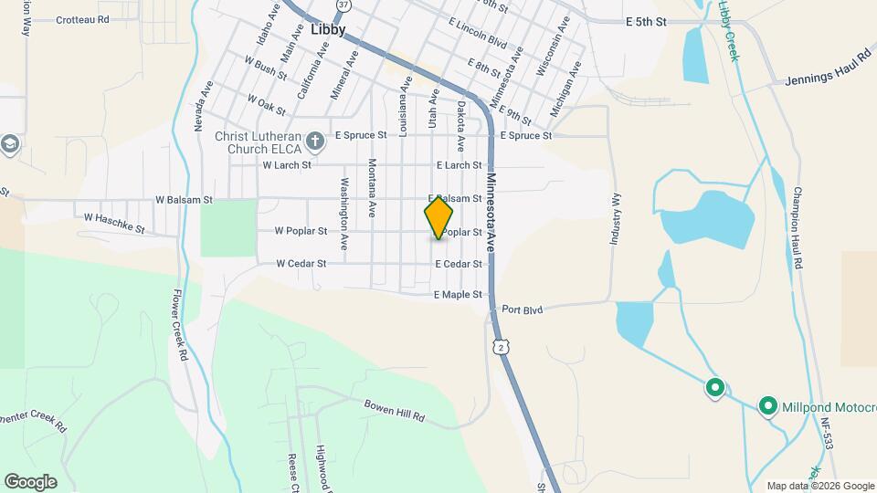 1411 Utah Ave Mapa y Detalles de la Ubicación