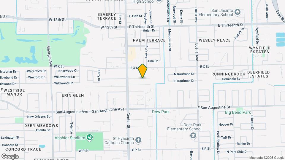 218 E Oak St Mapa y Detalles de la Ubicación