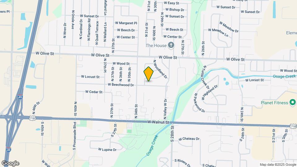 3005 W Beechwood Dr Map and Location Details
