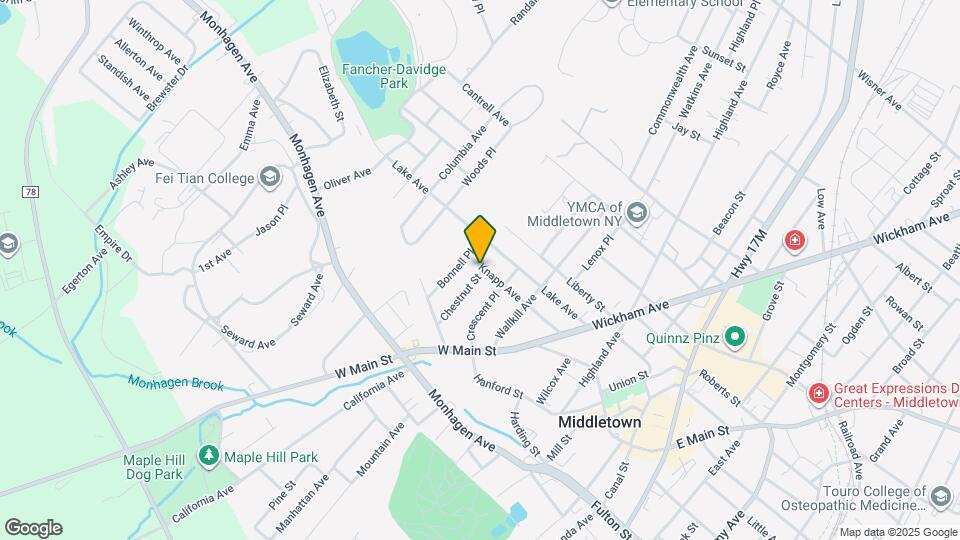 1 Chestnut St Map and Location Details