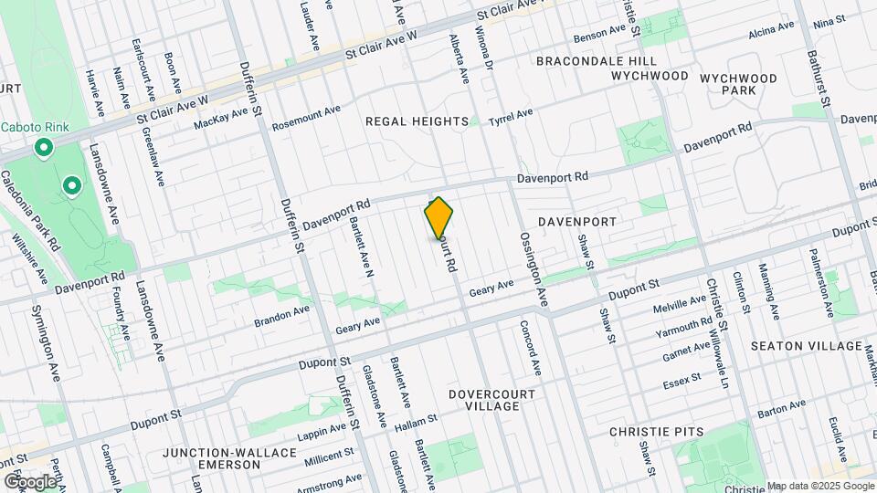 1162 Dovercourt Rd Map and Location Details