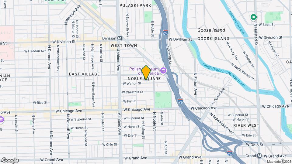 1426 W Walton St, Unit 1R Map and Location Details