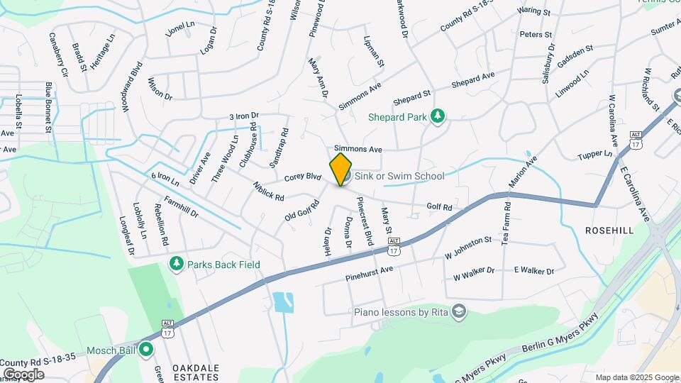 508 Golf Rd Map and Location Details