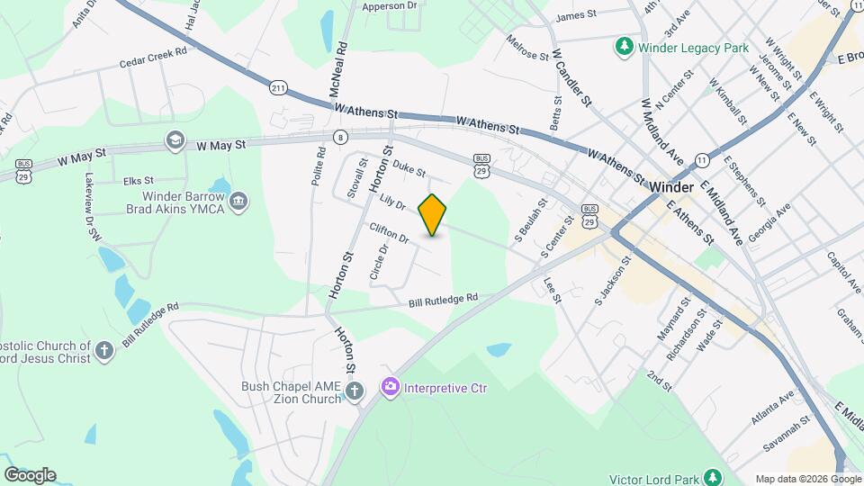 100 Clifton Dr Map and Location Details