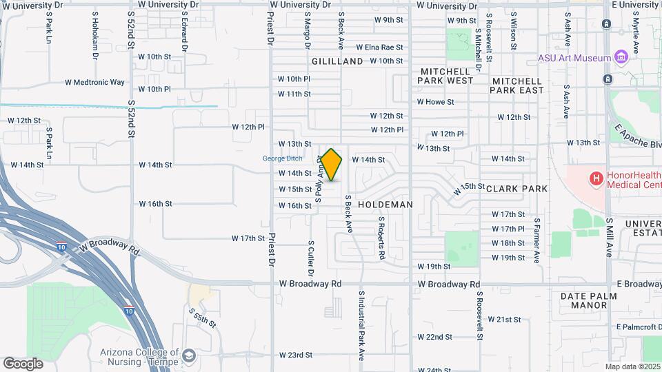 1218 W 15th St Map and Location Details