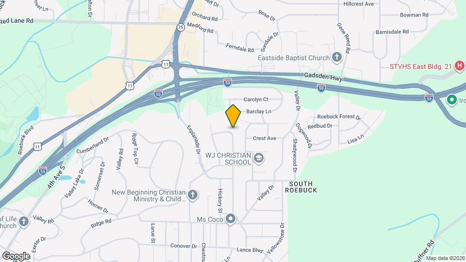 833 Elm St Map and Location Details