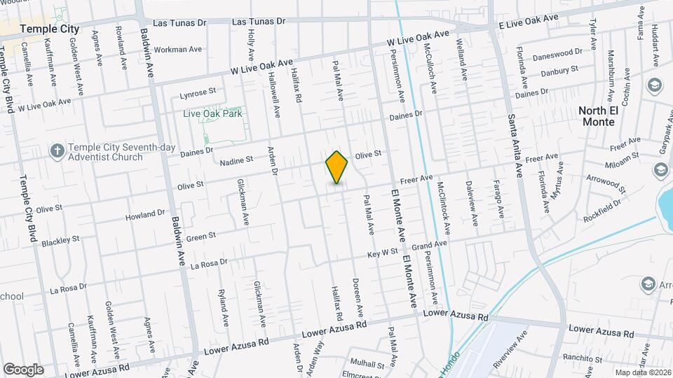 10535 Freer Ave Map and Location Details