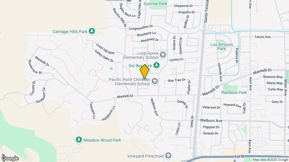 1636 Brentwood Ln Map and Location Details