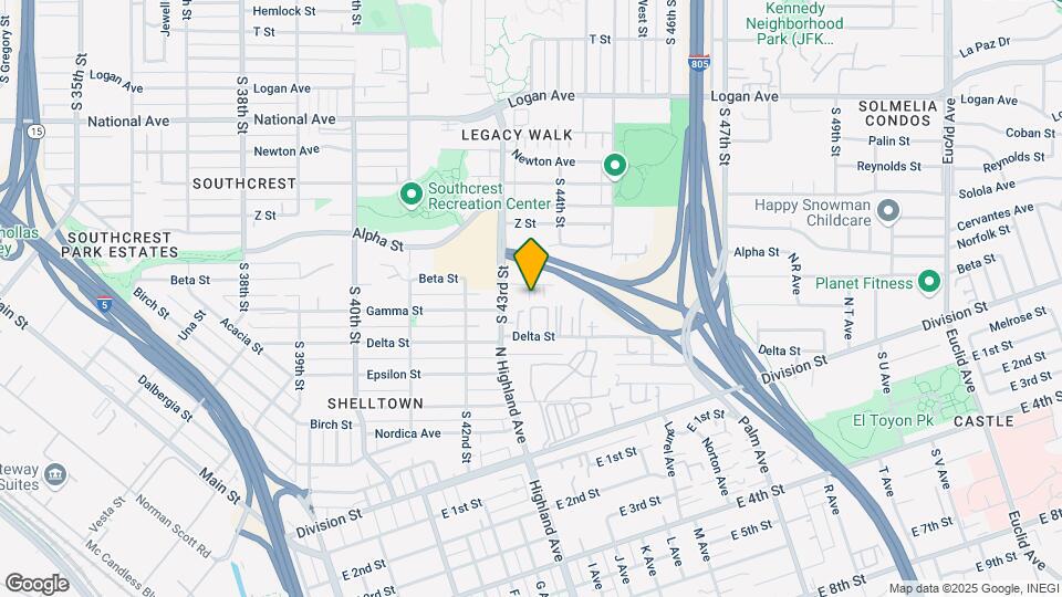 4339-4343 Beta St Mapa y Detalles de la Ubicación