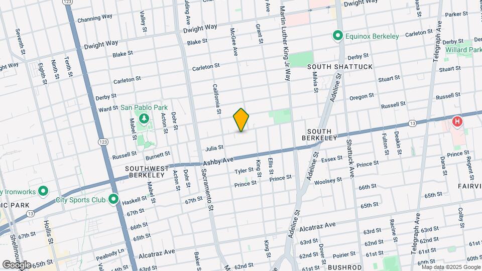 1632 Russell St Map and Location Details