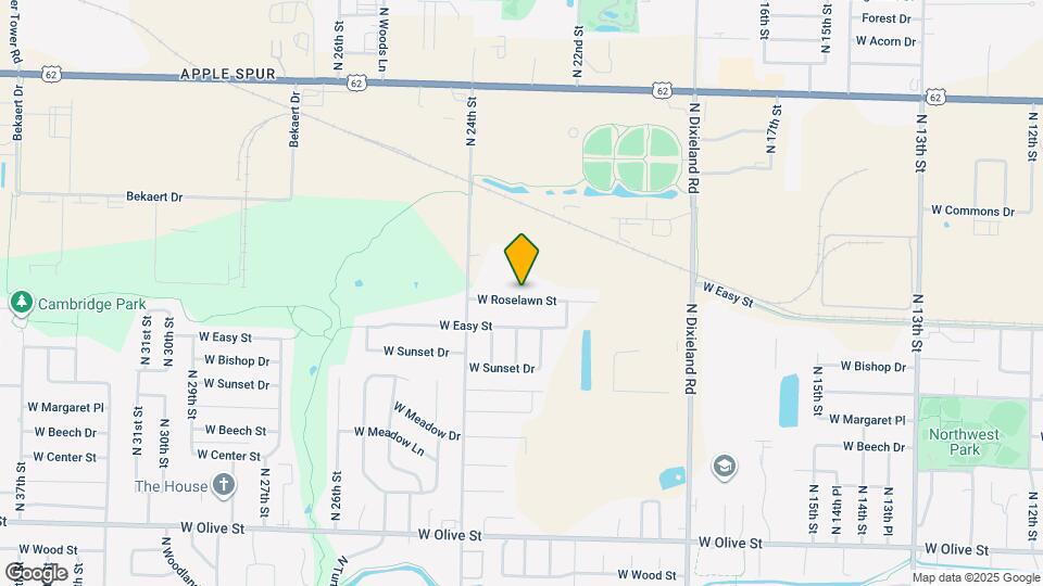 2223 W Roselawn St Map and Location Details
