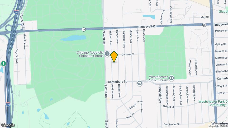 1441 Heidorn Ave Mapa y Detalles de la Ubicación