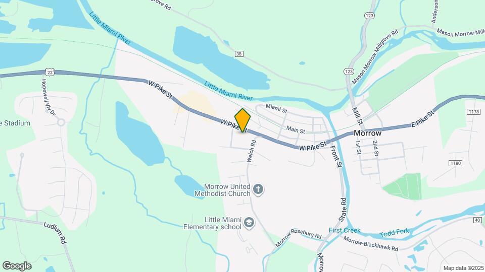 310 W Pike St, Unit Upper Floor Map and Location Details