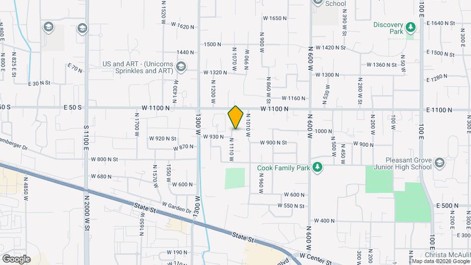 1035 W 1000 N St Mapa y Detalles de la Ubicación
