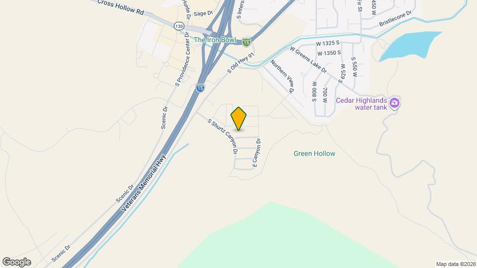 1414 W 1650 S Mapa y Detalles de la Ubicación