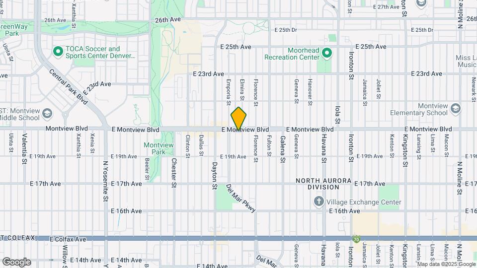 Montview Apartments Map and Location Details