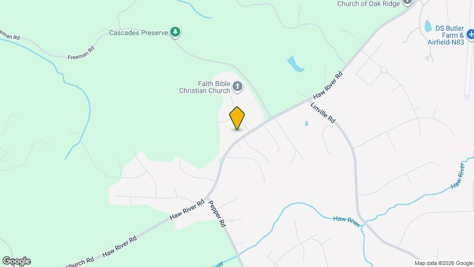 8610 Haw River Rd Map and Location Details