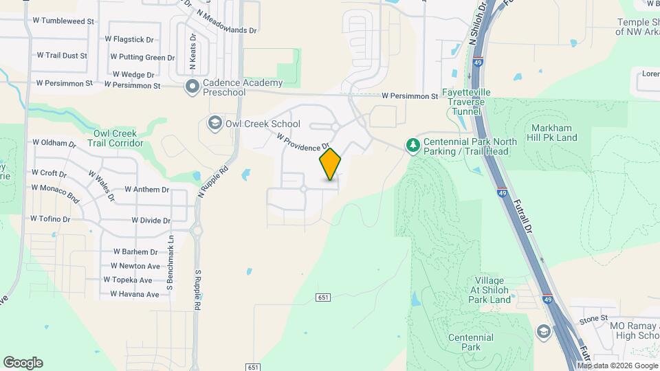 3604 W Maclura Way Map and Location Details