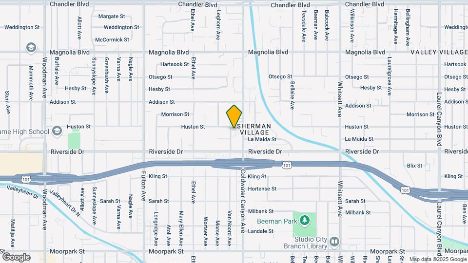 4850 Van Noord Ave Map and Location Details