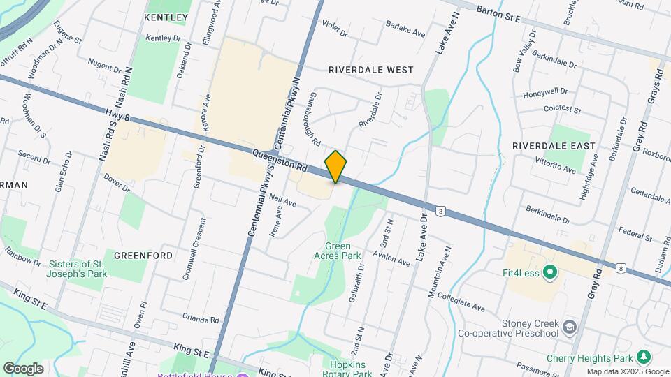 870 Queenston Rd Map and Location Details