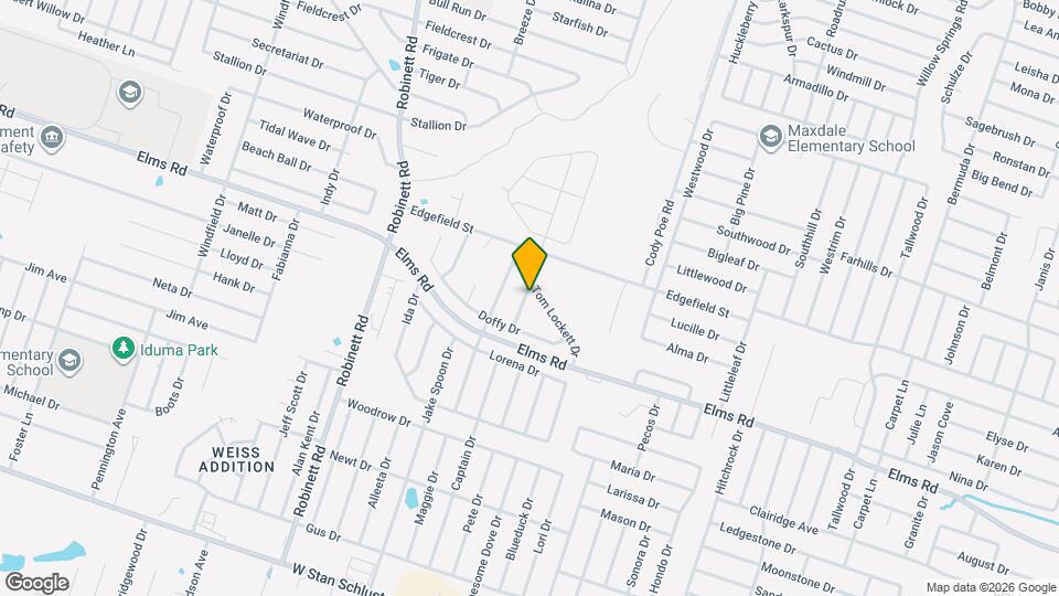 3202 Tom Lockett Dr Map and Location Details