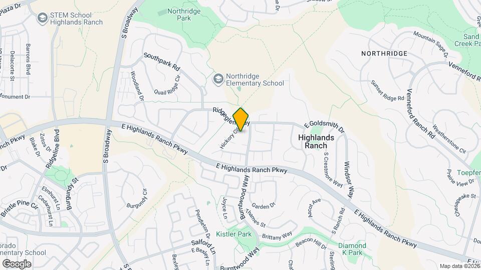 9227 S Butterwood Ct Map and Location Details