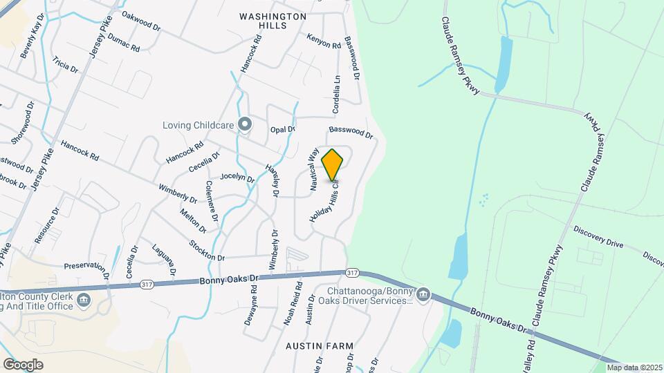 7808 Holiday Hills Cir Map and Location Details