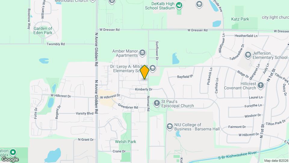 822 Edgebrook Dr-Unit -2 Map and Location Details