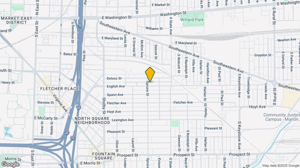 1512 English Ave Map and Location Details