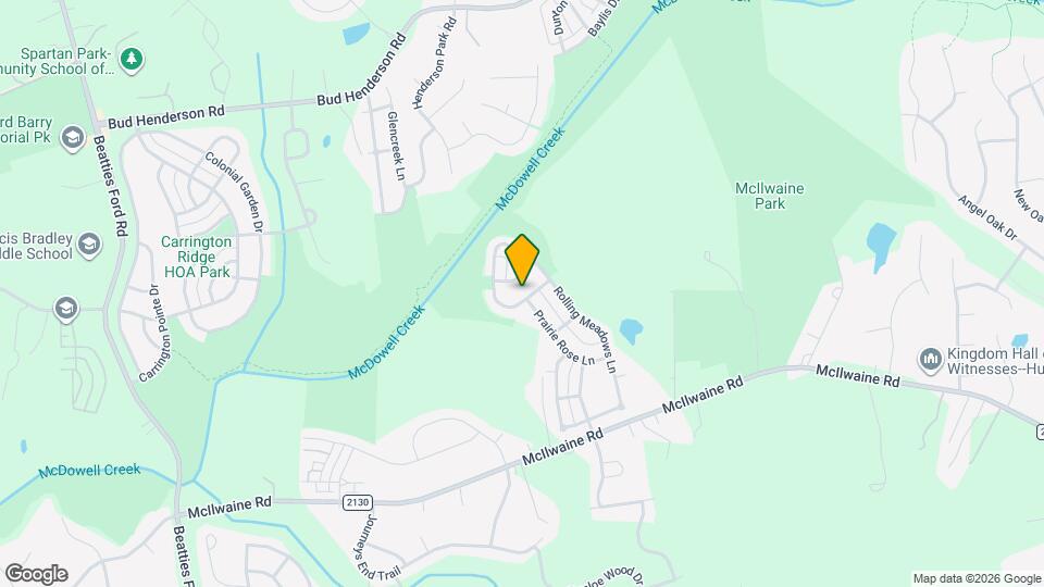 8351 Rolling Meadows Ln Map and Location Details