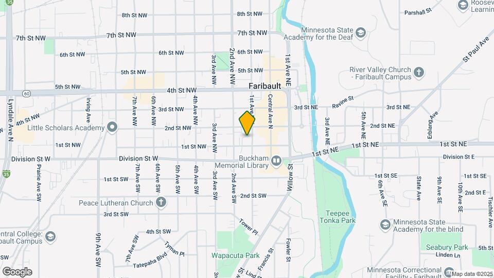 116 1st Ave NW Mapa y Detalles de la Ubicación