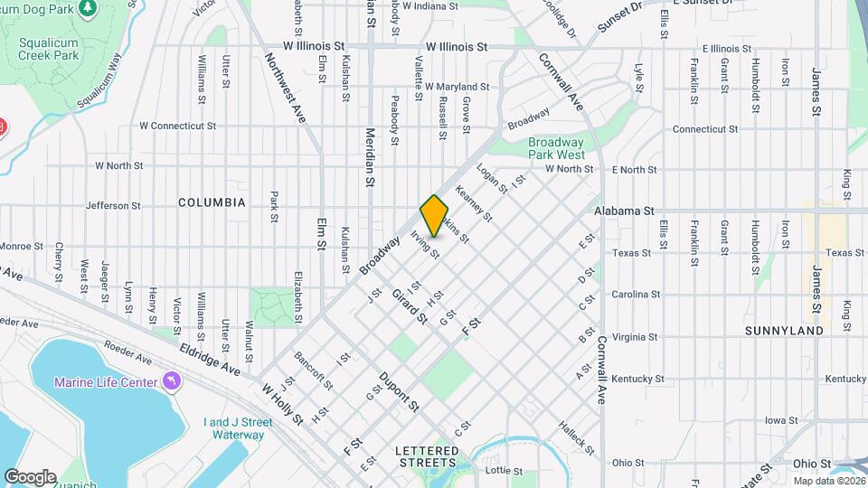 2200 J St Map and Location Details