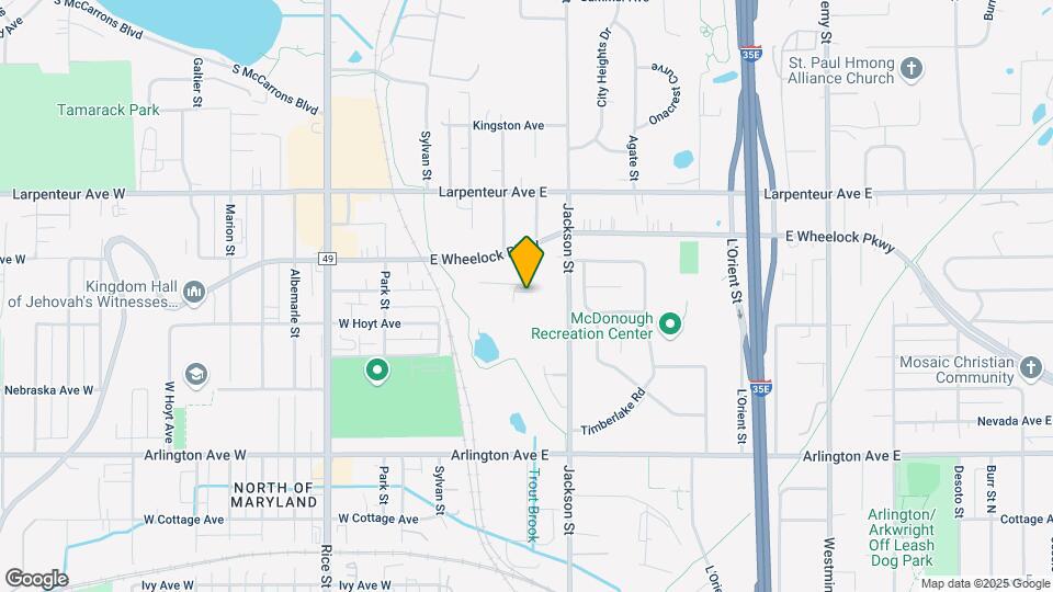 1580 Wheelock Ln Map and Location Details