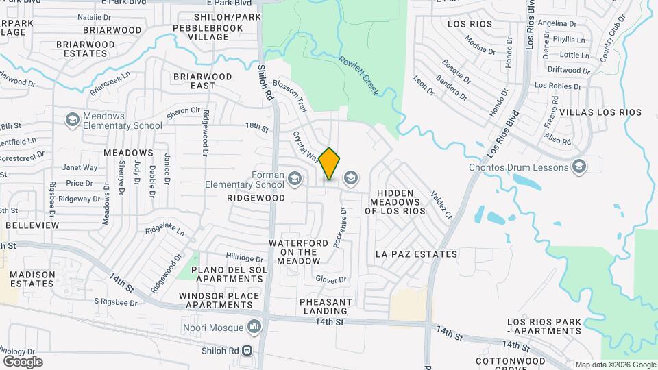 1700 Crystal Way Map and Location Details