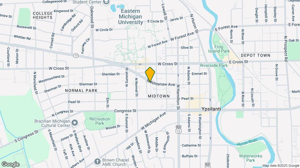 609 Washtenaw Rd Mapa y Detalles de la Ubicación