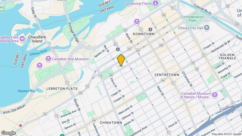 475 Laurier Ave W Map and Location Details