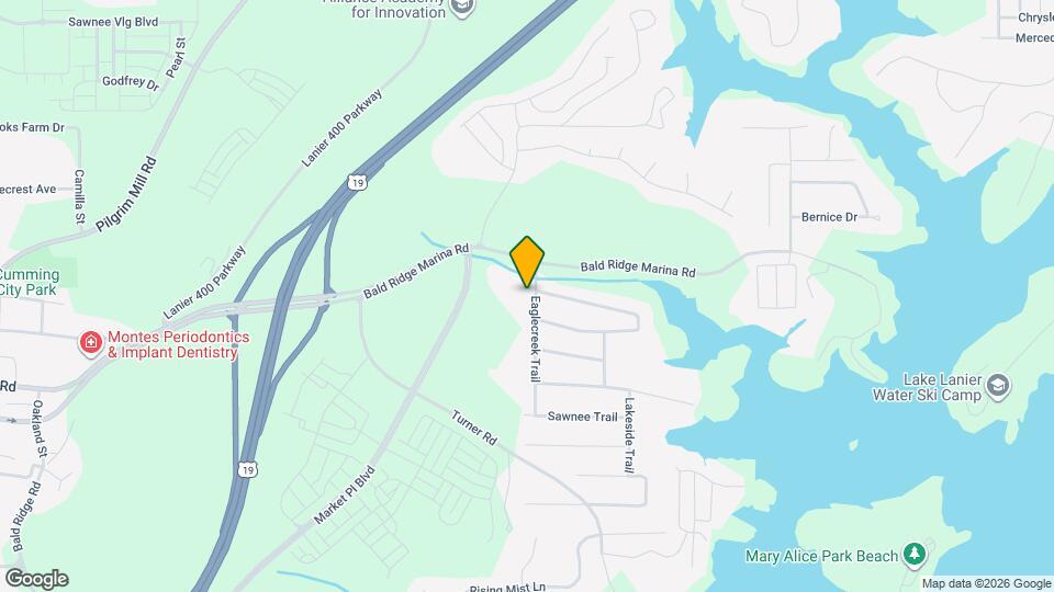 1450 Eaglecreek Trail Map and Location Details