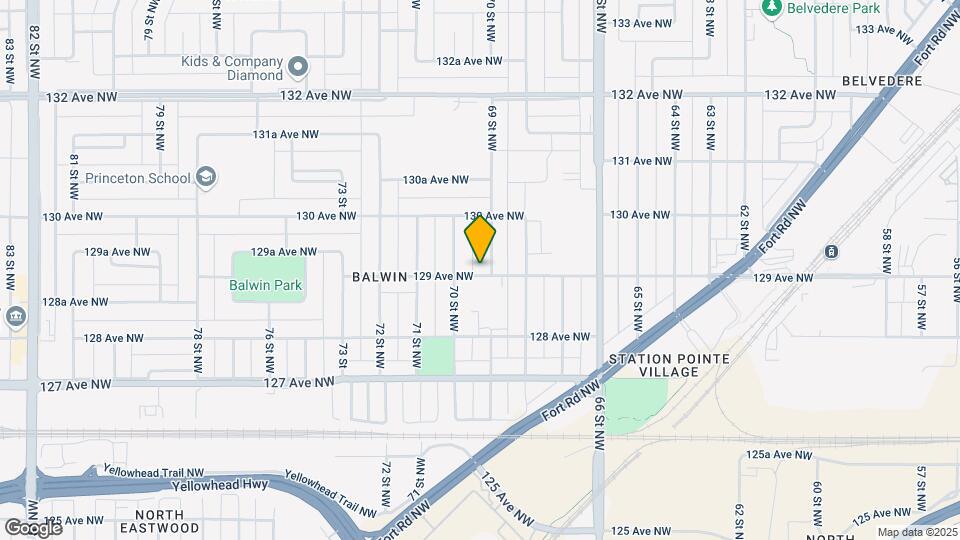 6908 129 Ave NW Map and Location Details