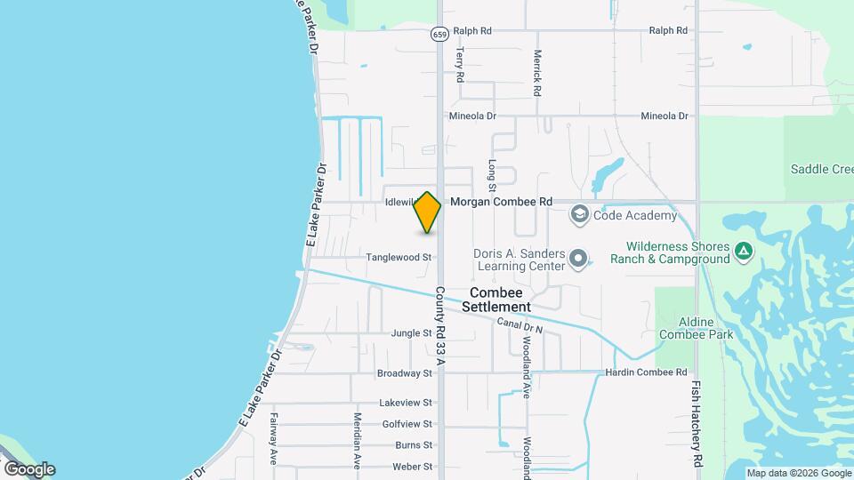 1314 N Combee Rd Map and Location Details