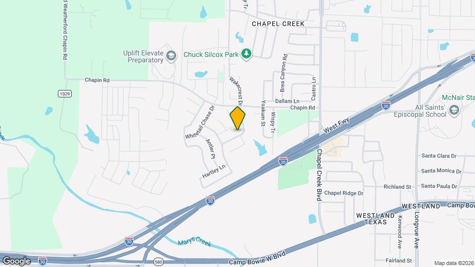 3032 Wakecrest Dr Map and Location Details