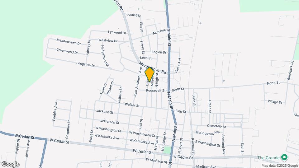 608 Brevard St Map and Location Details