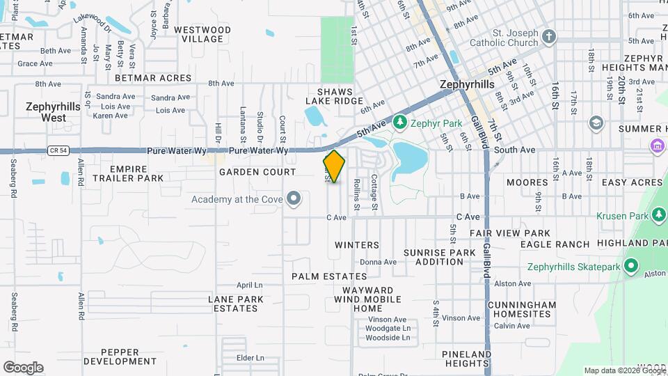 4833 Royal Palm Dr Map and Location Details