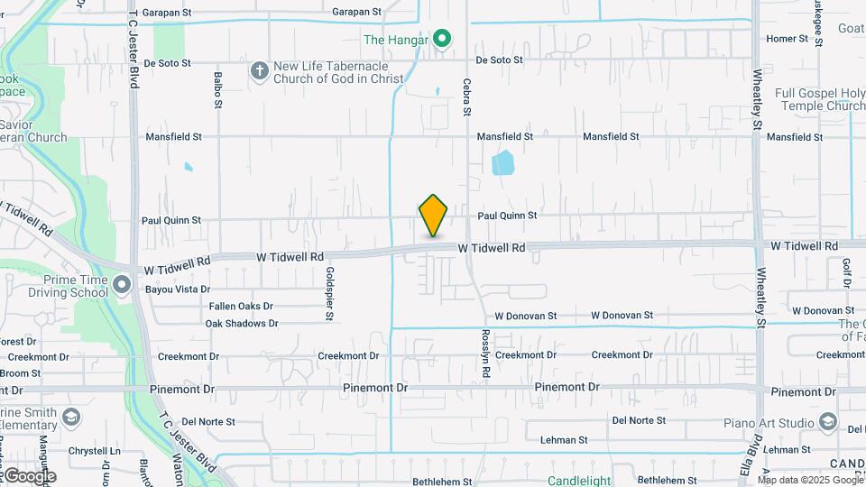 2502 W Tidwell Rd Map and Location Details