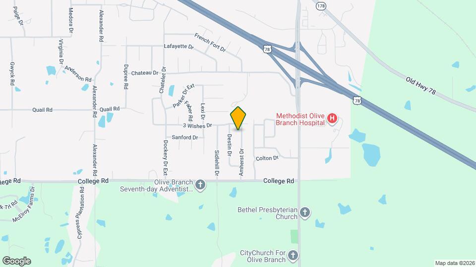 4181 Amherst Dr Map and Location Details