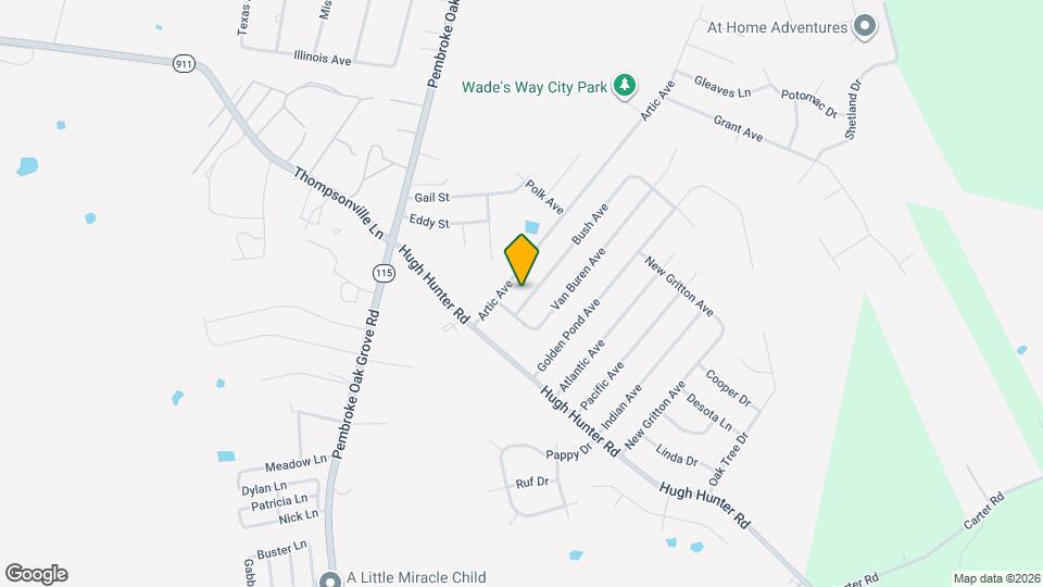 1004 Bush Ave Map and Location Details